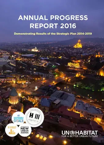 Annual progress report 2016 implementation of the strategic plan 2014 - 2019