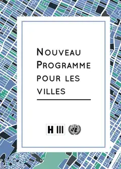 New Urban Agenda - French - Cover image